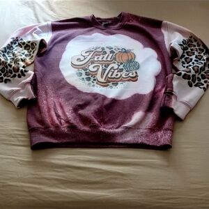 Custom Fall Vibes Sweatshirt